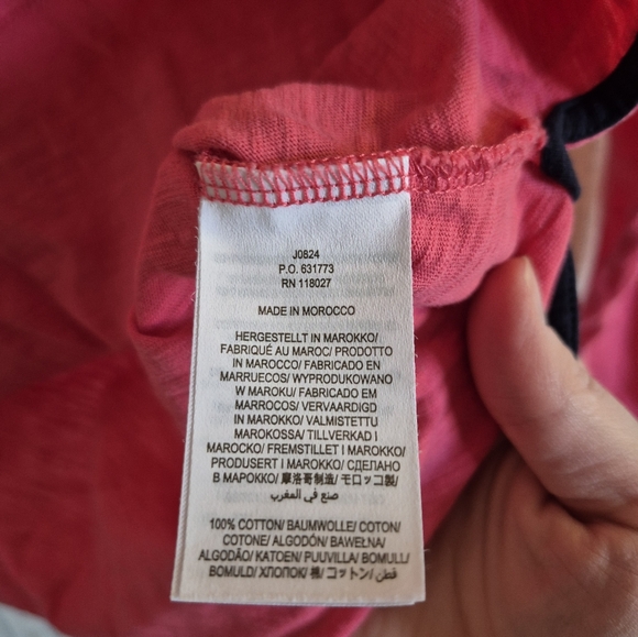 Boden 100% Cotton Collar Notch Tee - Picture 4 of 5